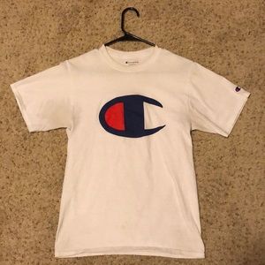 COPY - Used White Champion T Shirt Size Small